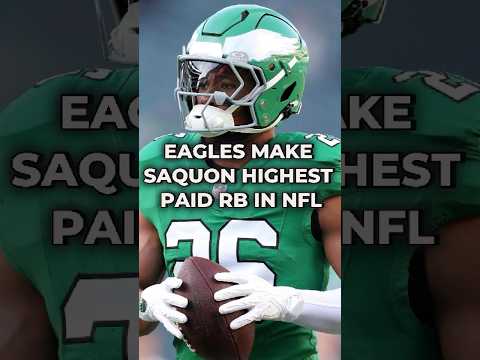 Eagles Make Saquon Barkley The Highest Paid RB in NFL History #nfl #nflnews #nflfootball #eagles