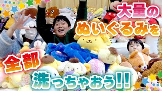 ◆水が真っ黒に！！大量のぬいぐるみを洗ったら大変すぎた！収納BOXも買ったよ！◆