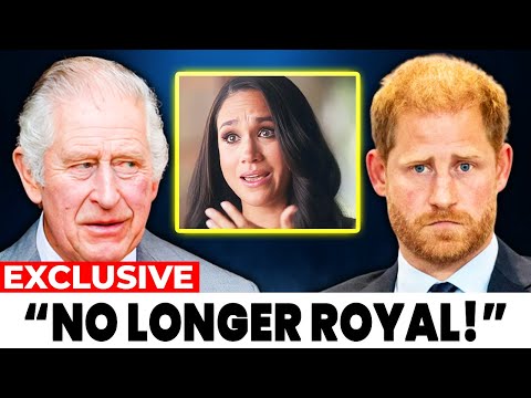 Meghan In COMPLETE PANIC As Charles CUT OFF Harry From Royal Family