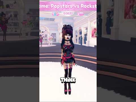 Would you do rockstar or popstar? #dresstoimpress #roblox #shorts