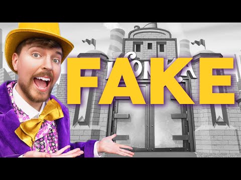 MrBeast FAKED "I Built Willy Wonka's Chocolate Factory" Video! (PROOF)