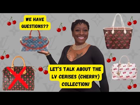 LOUIS VUITTON CERISES 🍒 CHERRY COLLECTION LAUNCHING IN MAY! LETS TALK ABOUT IT. DENIM CHERRY HANDBAG