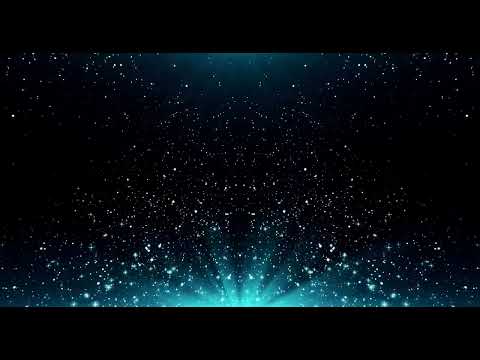 Blue Particles and Textures Background Stock Video Footage