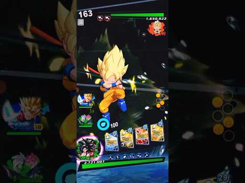 NEW LF DAIMA SSJ GOKU (MINI) AOE COUNTER ANIMATION!!! #dragonballlegends #dblegends #shorts