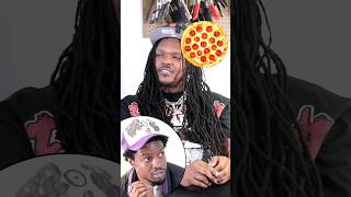 😂💀 Young Nudy HATES pizza  #pierrebourne #youngnudy #kidstakeover