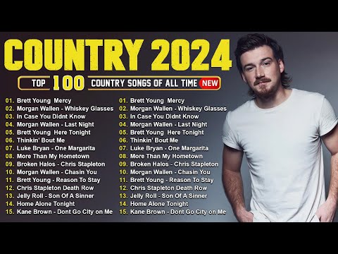 Morgan Wallen, Luke Combs, Kane Brown, Luke Bryan, Lee Brice, Jason Aldean - Country Music 2024