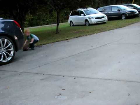 Ben playing football