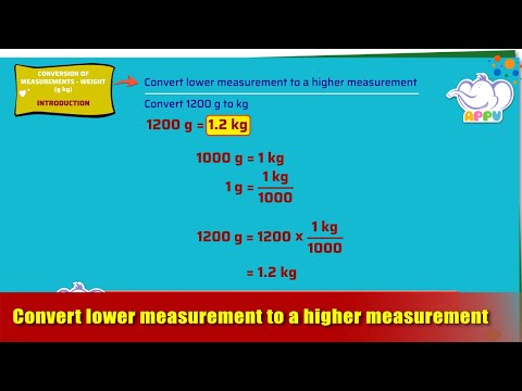 G5 - Module 15- Intro 2- Convert lower to a higher measurement | Appu Series | Grade 5 Math Learning