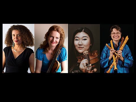 Women music directors: Chloe Kim, Rachel Podger, Valérie Sainte-Agathe and Hanneke van Proosdij