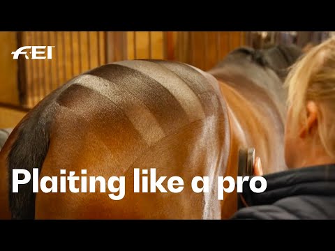 Jennie Savolainen the master of plaits & quarter marks ✂️ | RIDE presented by Longines