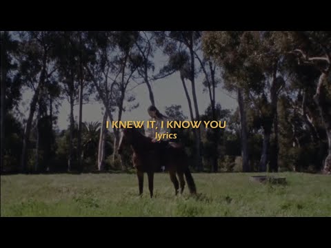 Gracie Abrams - I Knew It, I Know You (Lyrics)