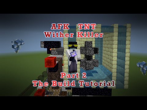 Build tutorial for AFK wither killer on Minecraft Bedrock Edition