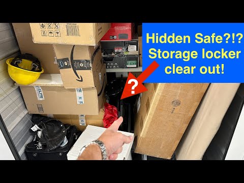 Hidden treasures in this PACKED storage locker?!?