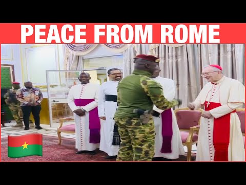 Captain Ibrahim TRAORE Received Cardinal Pietro Parolin : 125 YEARS CELEBRATION IN BURKINA FASO