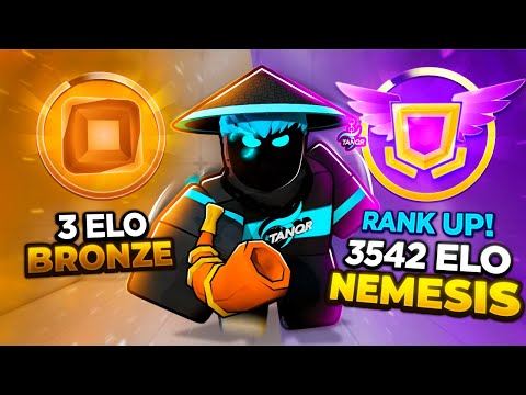 BRONZE to NEMESIS RANK in Roblox Rivals..