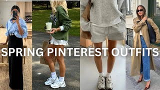 RECREATING SPRING PINTEREST OUTFITS 2025 | Casual Outfit Ideas