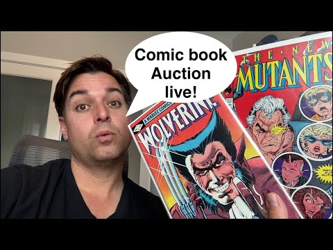 Comic book auction live results & chat!