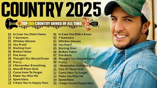 New Country Songs 2025 - Luke Bryan, Jason Aldean, Kane Brown, Blake Shelton, Luke Combs,