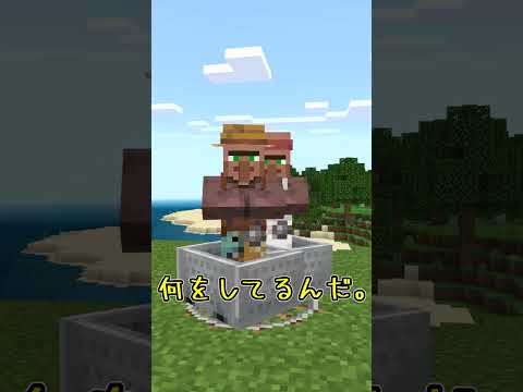 〇〇した人の村人！【マイクラ】 #shorts #マイクラ #ゆっくり実況 #minecraft