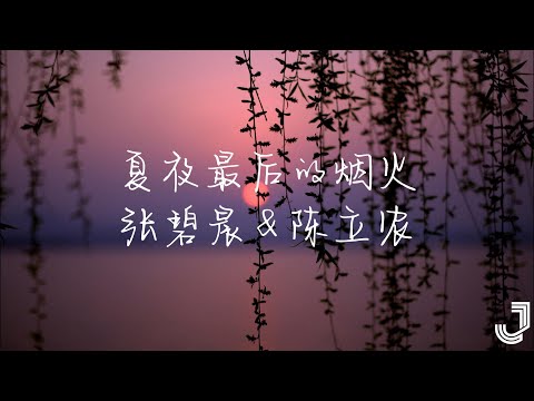 张碧晨 & 陈立农 - 夏夜最后的烟火 【动态歌词 Lyrics】