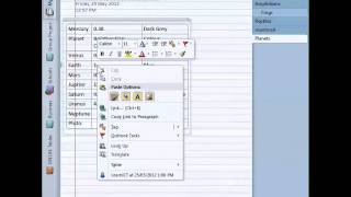 Tables 2 - insert/delete columns and rows, format table