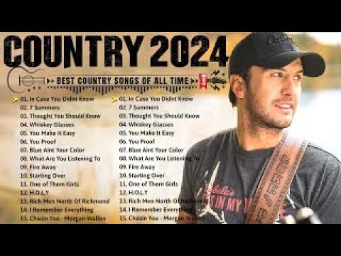 Country Music 2024 - Morgan Wallen, Luke Combs, Brett Young, Kane Brown, Luke Bryan, Chris Stapleton