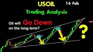 USOIL Forecast/Technical Analysis on 16 Feb: Will crude oil go down on the long term?