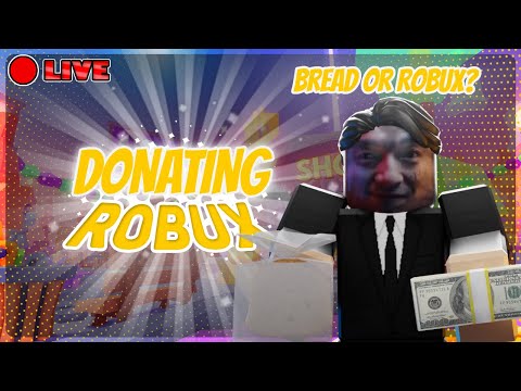 🔴LIVE!!! DONATING ROBUX TO VIEWERS IN PLS DONATE #shorts