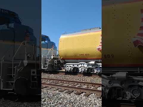 Big Boy In Jewett Texas with George Bush 4141 Locomotive trailing. November 9th 2019