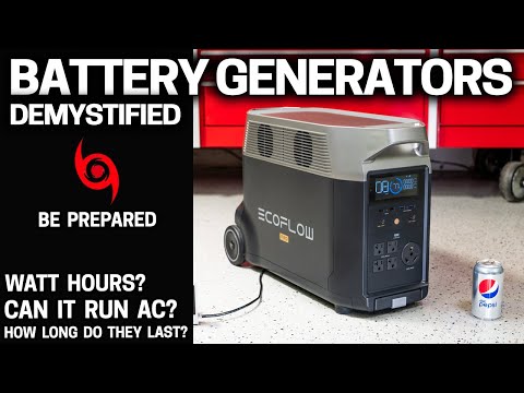 Disaster Readiness WITHOUT GAS - How to Choose the RIGHT Battery Generator - Beginner's Guide