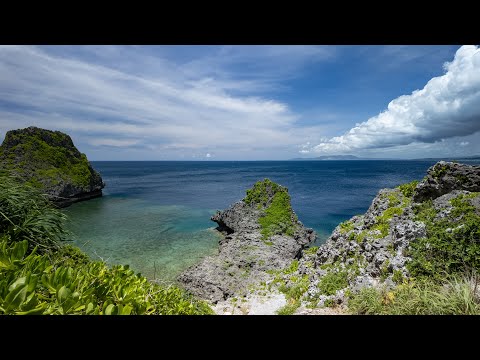 島さんぽ／沖縄の海／天然ビーチ／ 真栄田岬／恩納村の海／沖縄の絶景／観光スポット／青の洞窟／OSMO POCKET3 「ダイビングで人気の真栄田岬」おっさんVLOG #39