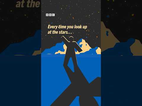 Every time you look up at the stars, you're travelling back in time! #ThinkAgain #Shorts