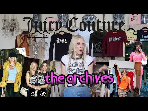 inside the Juicy Couture archive... (a moment in y2k history!!!)