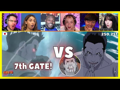 Guy vs Kisame | Reaction Mashup [Naruto Shippuden 250,251] ナルト 疾風伝