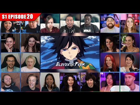 [Full Episode] Demon Slayer: Kimetsu no Yaiba Season 1 Episode 20 Reaction Mashup | 鬼滅の刃