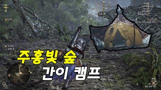 4K] 몬스터헌터 와일즈 주홍빛 숲에서 설치 가능한 [간이 캠프 11곳] 위치 공략!!