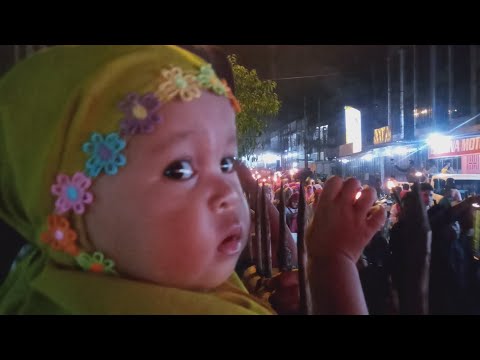 Pawai Takbiran Hari Raya Idul Adha 144H, di Duri, Bengkalis, Riau, Indonesia @RajinBerbagiHidayah