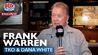 Frank Warren First Reaction To TKO Boxing League & Dana White Remarks