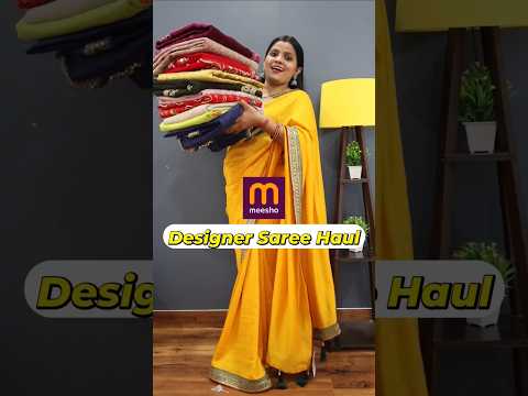 Meesho Saree Haul 😘🥻 | #shorts #viral #shortsvideo #ytstudio #ytshorts #hiphop #rap