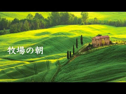 【環境音】牧場の朝・丘の上の家・鳥のさえずり・田舎の音・作業用BGM | Morning Relaxing Sound