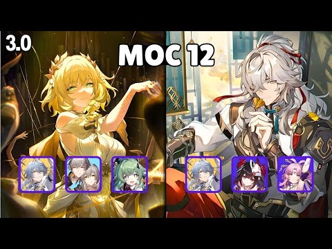 KING YUAN FULL CLEAR vs AGLAEA! | E1S1 Sunday x Jing Yuan & Aglaea | MOC 12 vs SVAROG | HSR 3.0