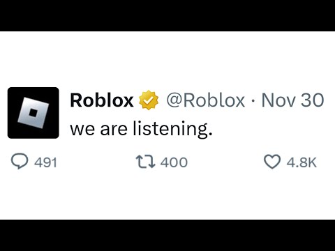 roblox actually responded to us, and its not good