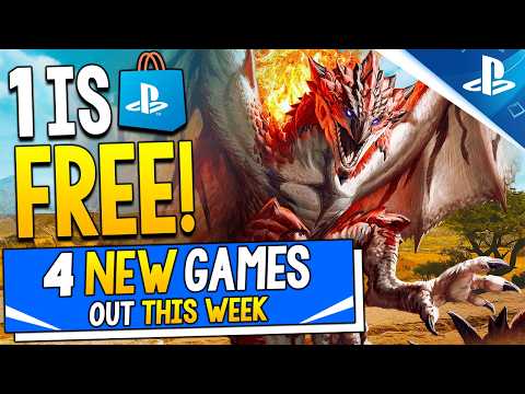 4 NEW PS4/PS5 Games Out THIS WEEK! New FREE Game, GIGANTIC New RPG + More New PlayStation Games