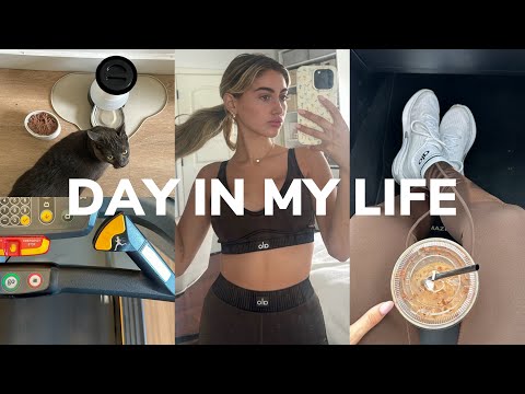 DAY IN MY LIFE: gym, cooking, new clothes unboxing & more! 🤍