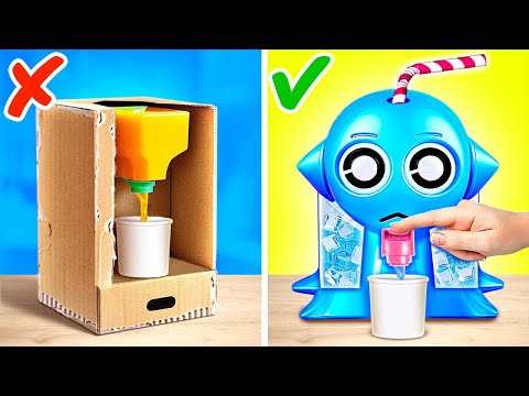 AQUA SPRUNKI Mini Dispenser 🧊💦 *Sprunki And Alphabet Lore Makeovers with Paper Crafts*