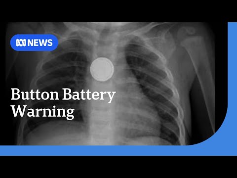 Urgent health warning to parents after cases of children swallowing button batteries | ABC NEWS