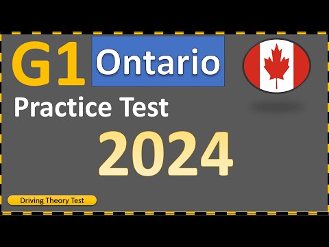 Ontario G1 Practice Test 2024 Road to Your License