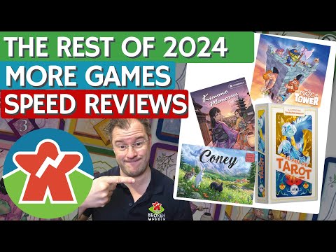 The Rest of 2024 - Board Game Reviews - The Ones Left Over