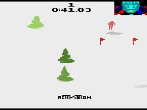 Atari 2600 Game: Skiing (1980 Activision)