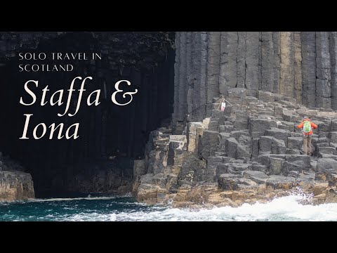 FINGALS CAVE, PUFFINS!, IONA ABBEY || Scotland Campervan Trip - Day 20